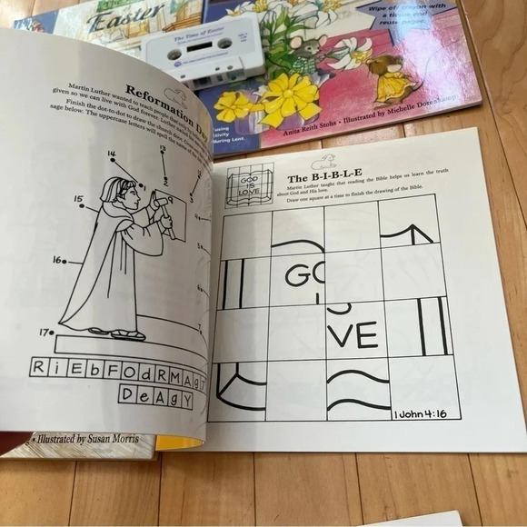 Mouse Prints Journey Through The Church Year ~ Books, Activity Books, Tapes Set - Picture 9 of 11